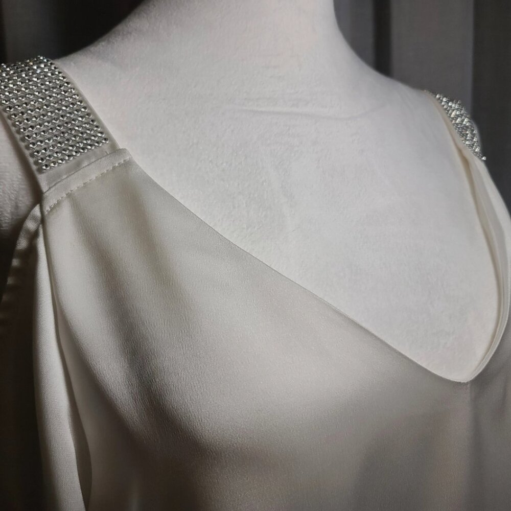 Cold Shoulder Dressy Blouse